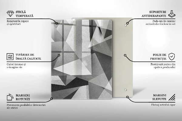 Kuchynská doska zo skla Abstrakce atramenty