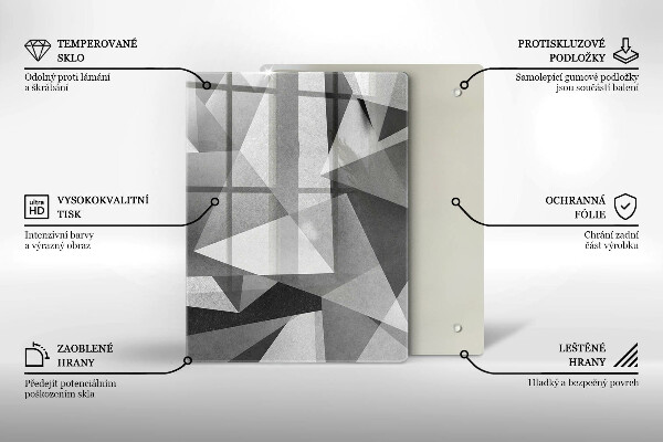 Kuchynská doska zo skla Abstrakce atramenty