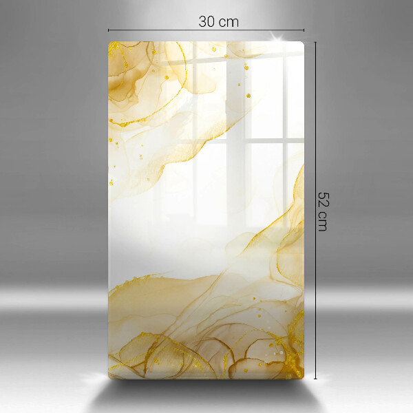 Kuchynská doska zo skla Zlatá abstrakcia