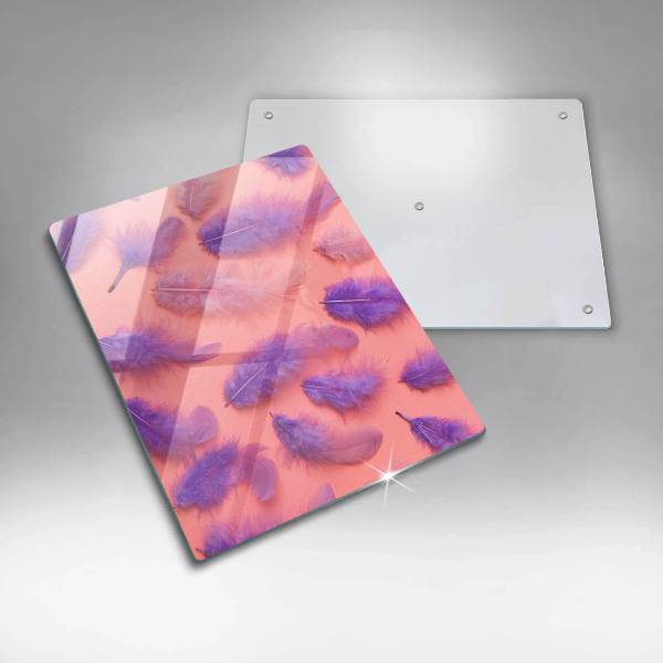 Kuchynská doska zo skla Nadýchané perie