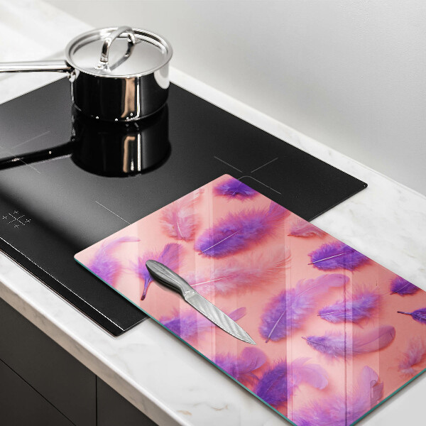 Kuchynská doska zo skla Nadýchané perie