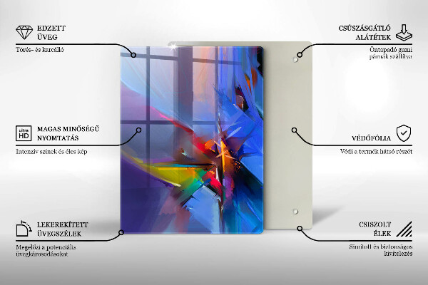 Kuchynská doska zo skla Nadýchané perie