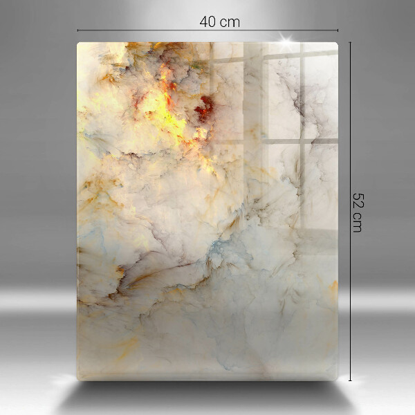 Kuchynská doska zo skla Textúra mramoru so zlatom