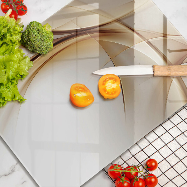 Kuchynská doska zo skla Abstraktné tvary