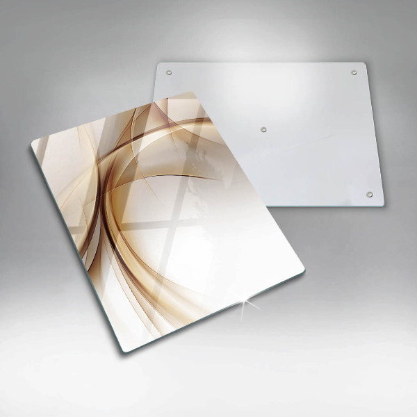 Kuchynská doska zo skla Abstraktné tvary