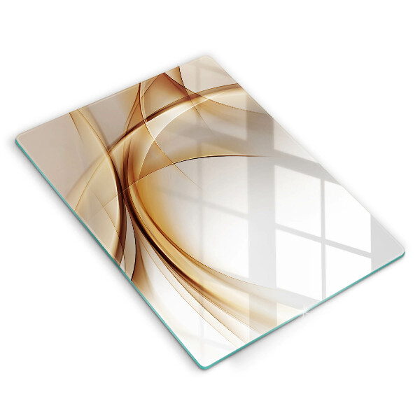Kuchynská doska zo skla Abstraktné tvary