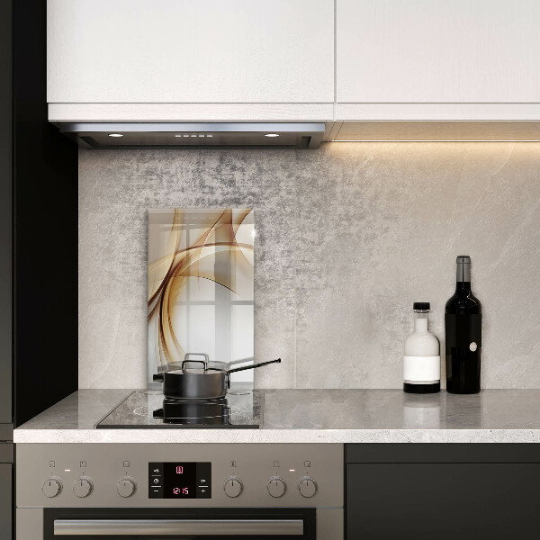 Kuchynská doska zo skla Abstraktné tvary