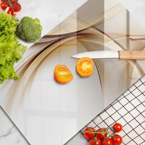 Kuchynská doska zo skla Abstraktné tvary