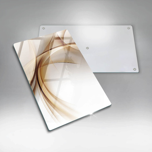 Kuchynská doska zo skla Abstraktné tvary