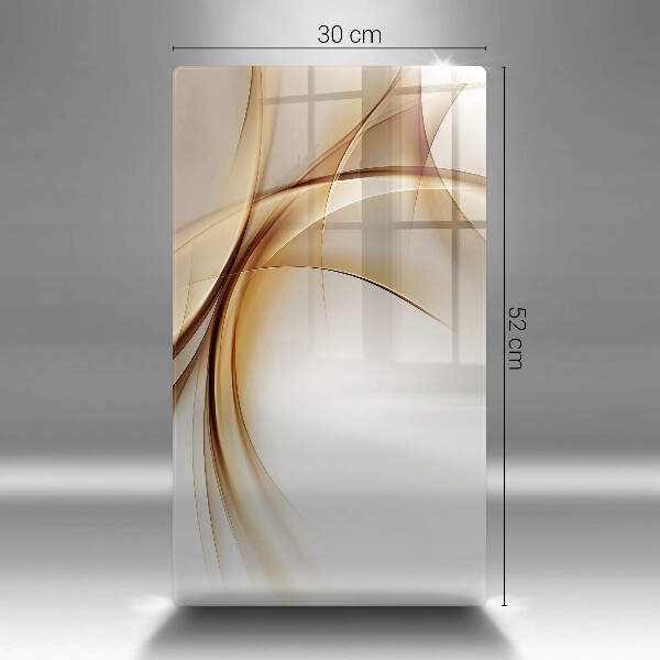 Kuchynská doska zo skla Abstraktné tvary