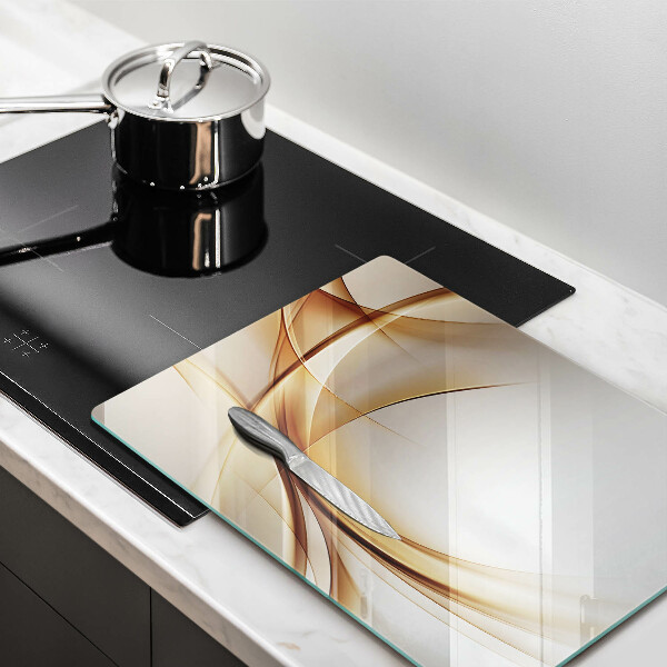 Kuchynská doska zo skla Abstraktné tvary