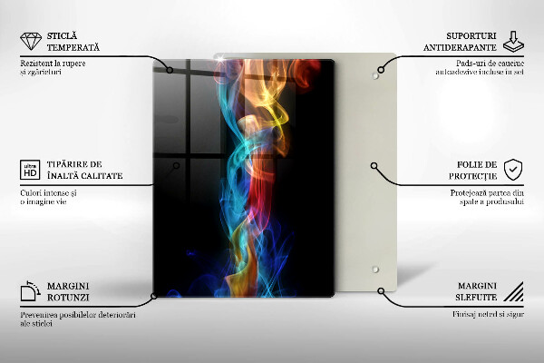 Kuchynská doska zo skla Drevené lyžice korenia