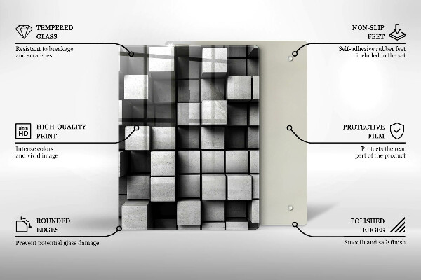 Kuchynská doska zo skla Betónové textúry pozadia
