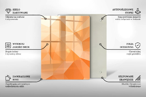 Sklenená doska na krájanie Námornícka modrá abstrakcia