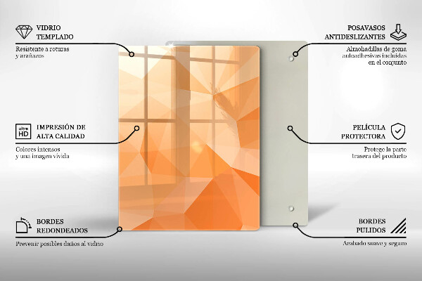 Sklenená doska na krájanie Námornícka modrá abstrakcia