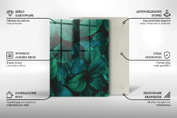 Sklenená doska na krájanie Textúra so zlatom