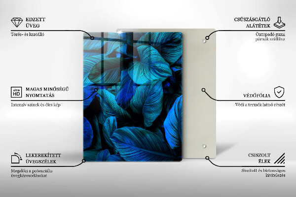 Sklenená doska na krájanie Svetlá štruktúra dreva