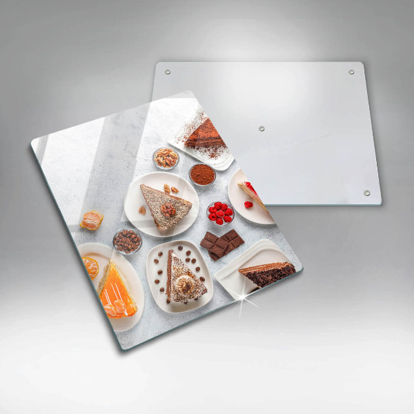 Sklenená doska na krájanie Sladkosť koláča