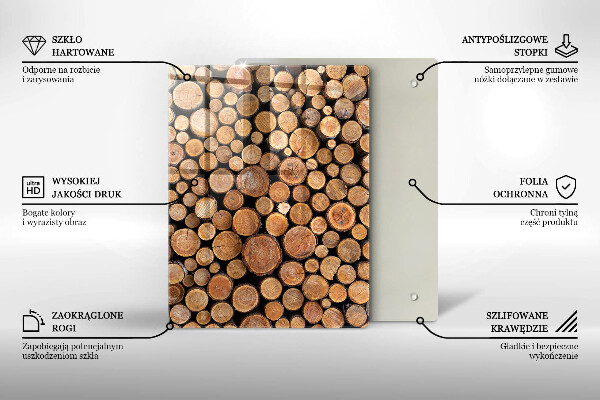 Sklenená doska na krájanie Sladkosť koláča