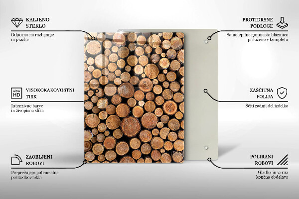 Sklenená doska na krájanie Sladkosť koláča