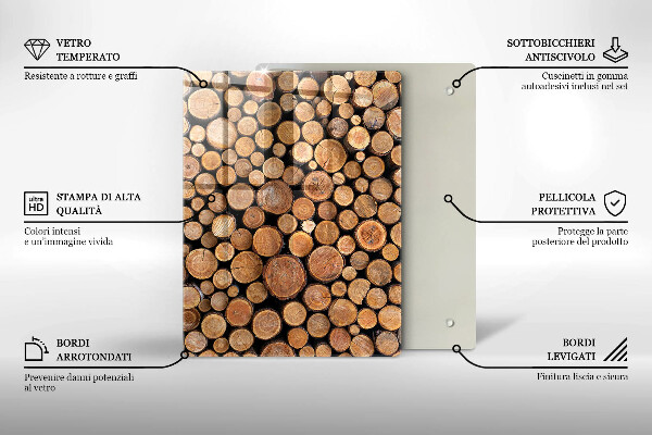 Sklenená doska na krájanie Sladkosť koláča
