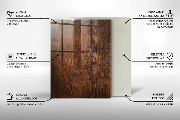 Sklenená doska na krájanie vianočné dekorácie