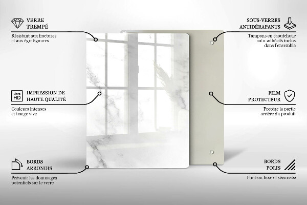 Sklenená doska na krájanie Kávové zrná