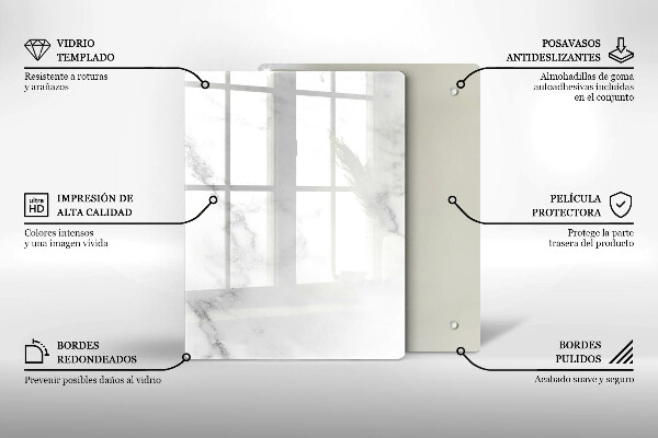 Sklenená doska na krájanie Kávové zrná