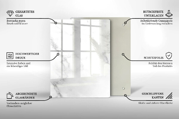 Sklenená doska na krájanie Kávové zrná