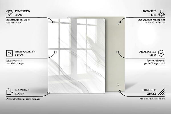 Sklenená doska na krájanie Orientálne korenie