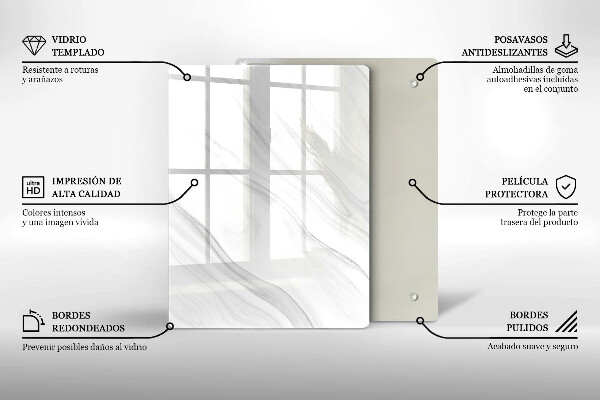 Sklenená doska na krájanie Orientálne korenie