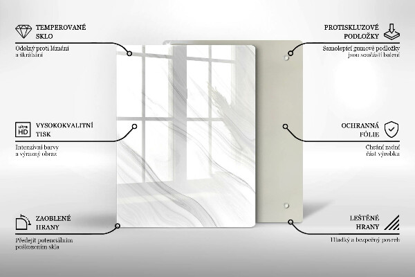 Sklenená doska na krájanie Orientálne korenie