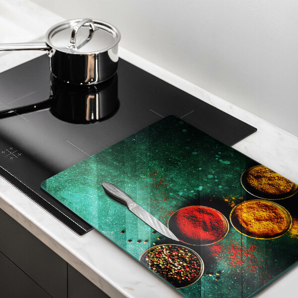 Sklenená doska na krájanie Orientálne korenie