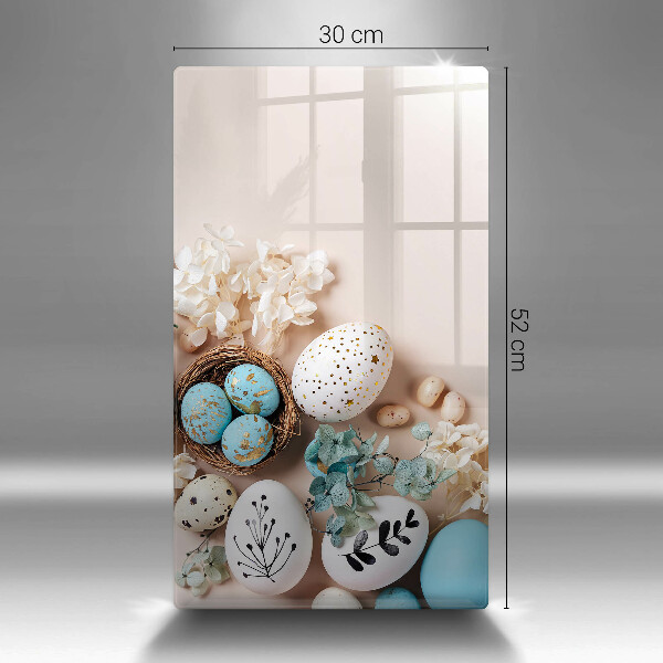 Sklenená doska na krájanie Veľkonočné ozdoby