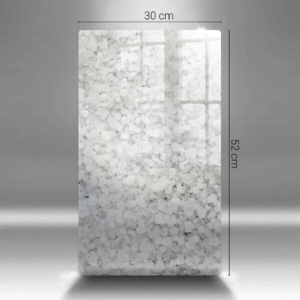 Sklenená doska na krájanie Kryštály soli