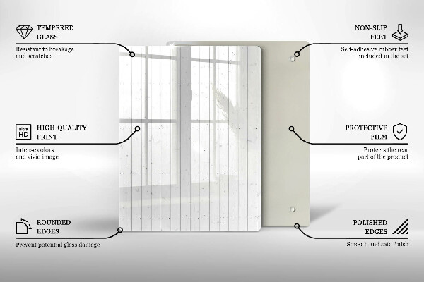 Sklenená doska na krájanie Dovolenkové ovocie