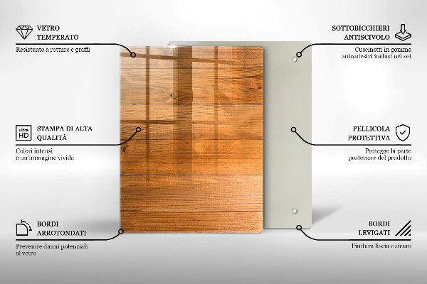 Sklenená doska na krájanie Červeno-biely kockovaný vzor