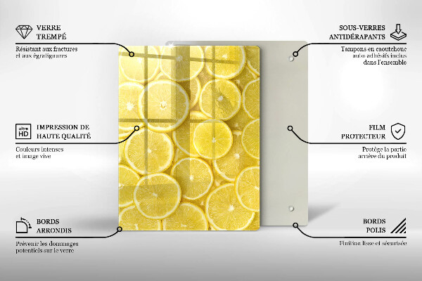 Sklenená doska na krájanie Farebné cukríky