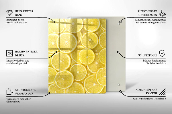 Sklenená doska na krájanie Farebné cukríky