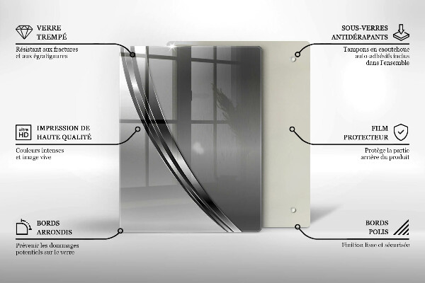Sklenená doska na krájanie Farebné ovocie