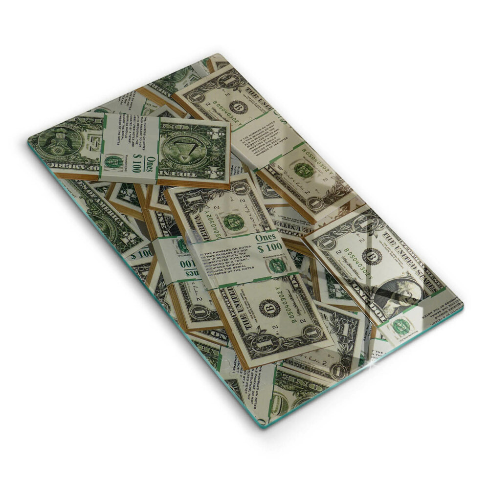 Sklenená doska na krájanie Peniaze doláre
