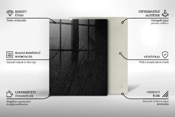 Sklenená doska na krájanie Kreslené citróny