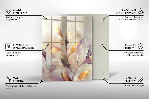 Sklenená doska na krájanie Zelenina na stole