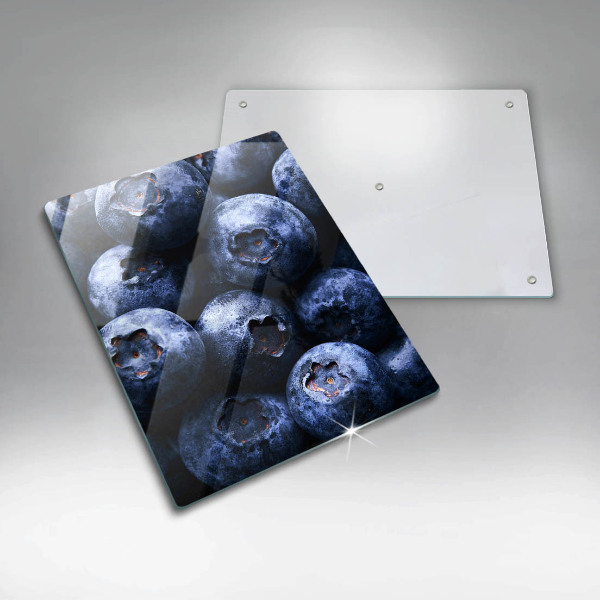 Sklenená doska na krájanie Zblízka bobúľ