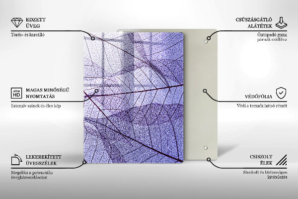 Sklenená doska na krájanie Zelenina a korenie