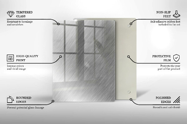 Kuchynská doska zo skla Vzor trojuholníkov