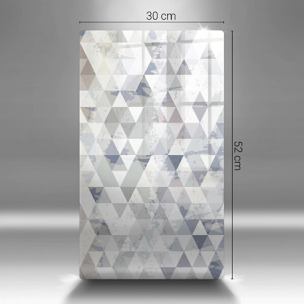 Kuchynská doska zo skla Vzor trojuholníkov