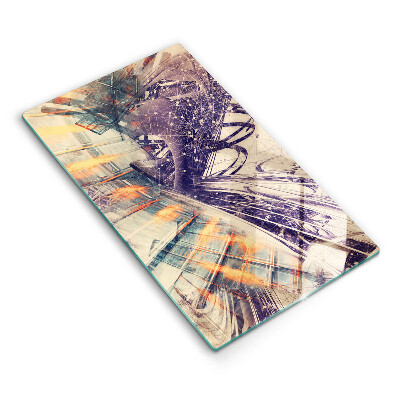 Kuchynská doska zo skla Moderné zloženie