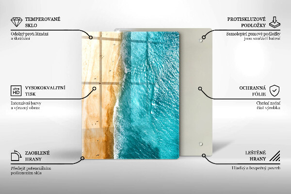 Kuchynská doska zo skla Moderné zloženie