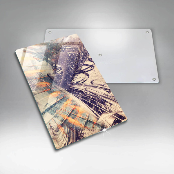 Kuchynská doska zo skla Moderné zloženie